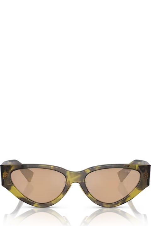 Miu Miu Eyewear Eyewear for Women Miu Miu Eyewear Mu 03zs Striped Ivy Sunglasses
