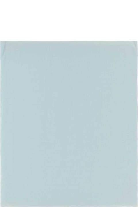 テキスタイル＆リネン Tekla Light Blue Cotton Duvet Cover