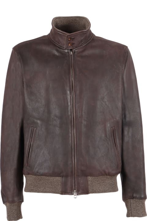 Stewart for Women Stewart Goose Down Jacket With Double Slider Zip Closure, Standing Collar With Knitted Interior, Hem And Cuffs And Two Button Closure And Two Side Welt Pocket