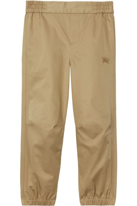 Burberry Bottoms for Boys Burberry Burberry Kids Trousers Beige