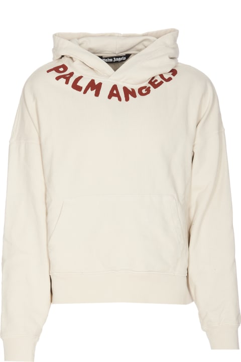 Palm Angels Fleeces & Tracksuits for Men Palm Angels Seasonal Logo Hoodie
