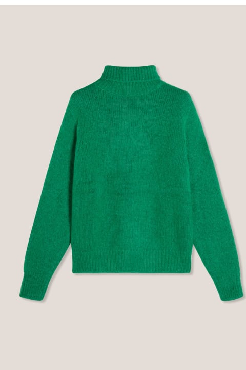 Homeware doppiaa Aamintore Green Wool Turtleneck