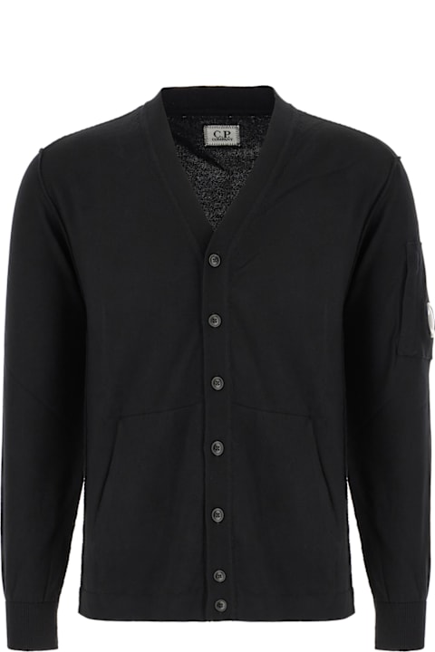 C.P. Company for Men C.P. Company Black Cotton Cardigan
