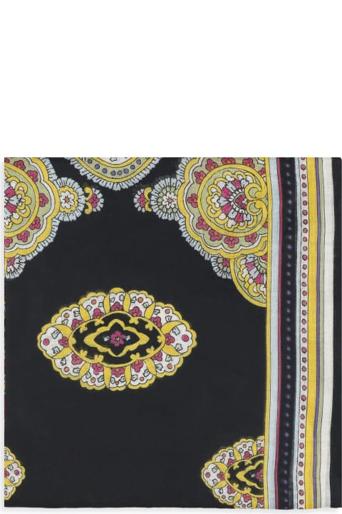 آخر صيحات الموضة من السيدات Etro Fringed Edge Printed Scarf