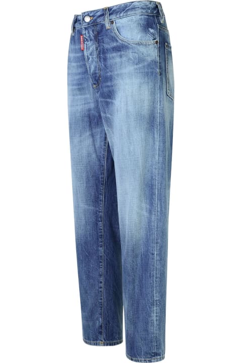 ウィメンズ Dsquared2のデニム Dsquared2 'boston' Light Blue Denim Jeans