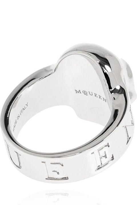 Jewelry for Men Alexander McQueen Skull Slip-on Ring