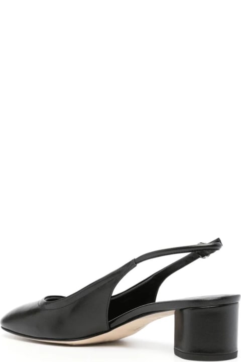 aeyde Shoes for Women aeyde Romy Nappa Leather Black Slingback