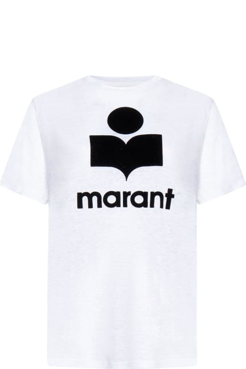 Marant Étoile Topwear for Women Marant Étoile Logo-printed Crewneck T-shirt