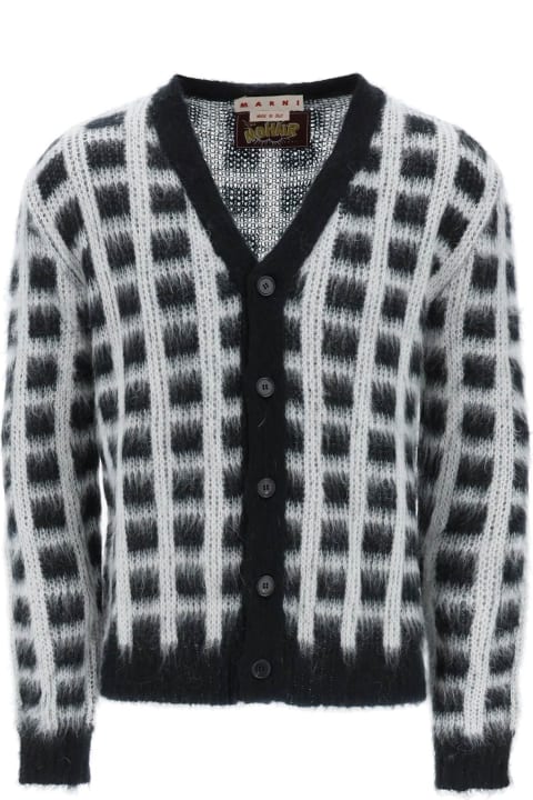 Marni Sweaters for Men Marni Mohair Blend Cardigan
