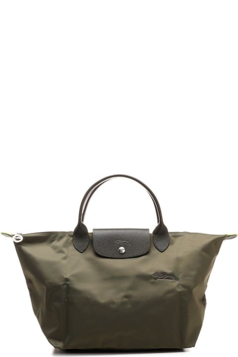 Fashion for Women Longchamp Le Pliage Logo Embroidered Tote Bag