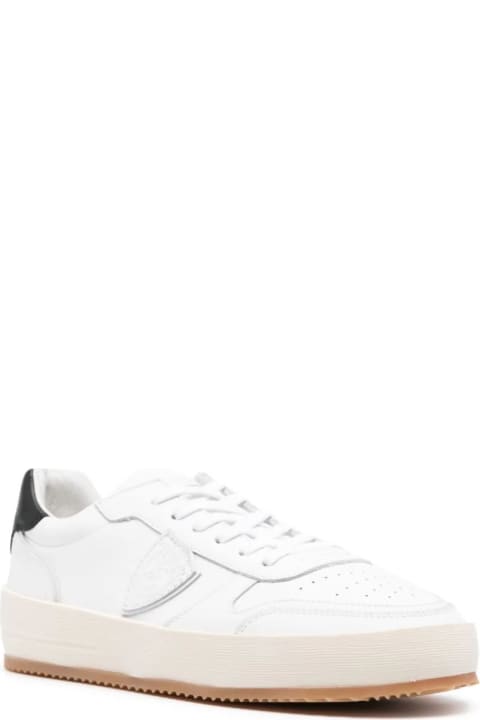 Fashion for Men Philippe Model Nice Low Sneakers - White And Black