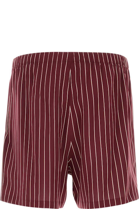 Homeware Saint Laurent Embroidered Viscose Shorts