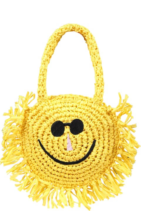 Stella McCartneyのガールズ Stella McCartney Yellow Casual Bag For Girl With Sun Shape