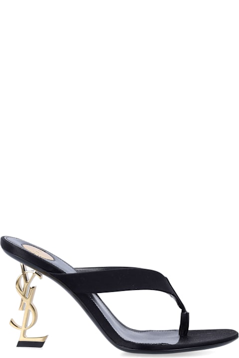 Saint Laurent Satin Opyum Mules