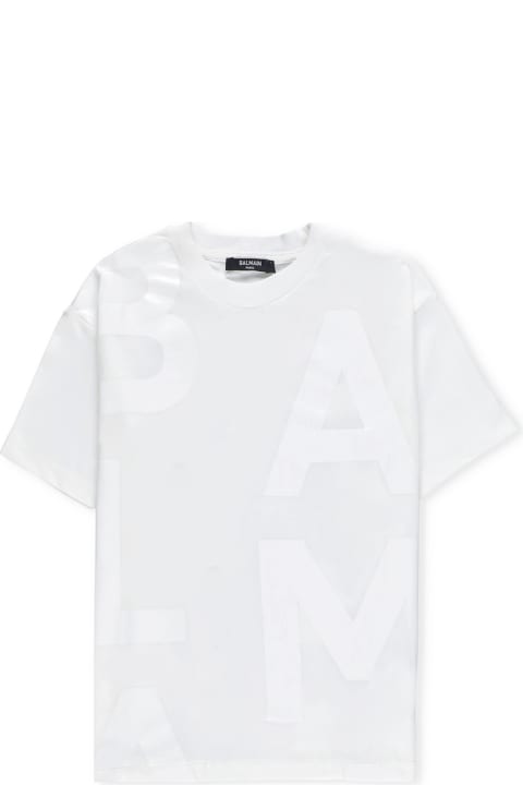 ボーイズ トップス Balmain T-shirt With Logo