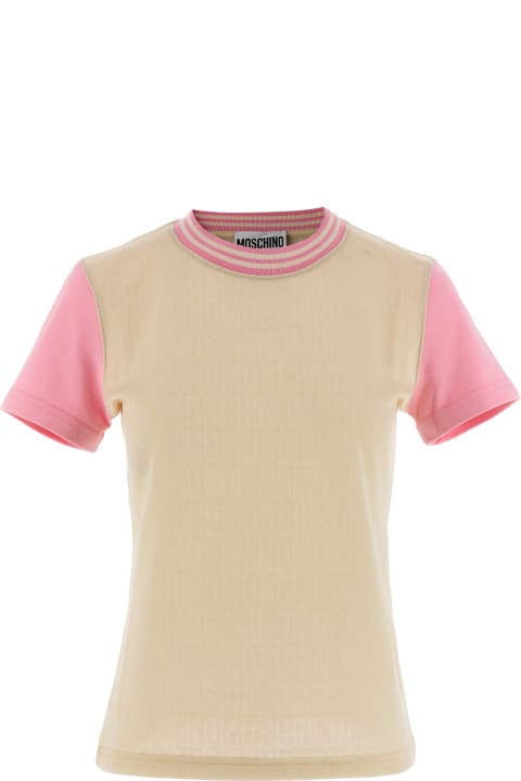 Moschino for Women Moschino Multicolor Cotton Blend T-shirt