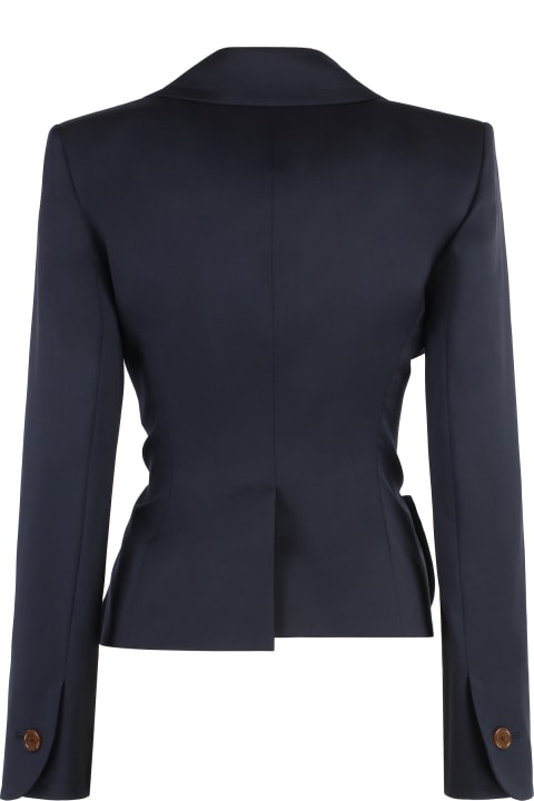 Vivienne Westwood Coats & Jackets for Women Vivienne Westwood Drunken Tailored Wool Blazer