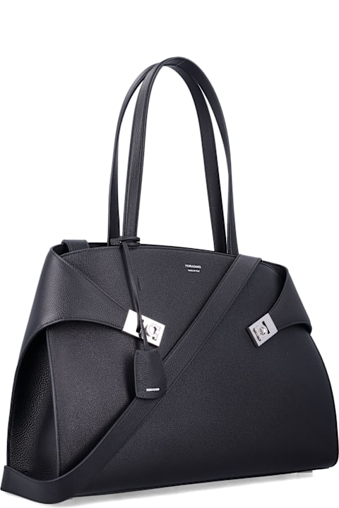 Homeware Ferragamo Ferragamo Hug Leather Shoulder Bag