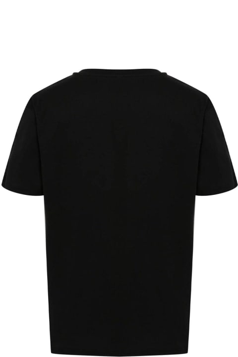 Topwear for Women Moschino Logo Tape Crewneck T-shirt