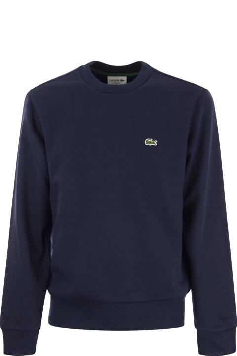 Lacoste Fleeces & Tracksuits for Men Lacoste Jogger Sweatshirt In Brushed Organic Cotton