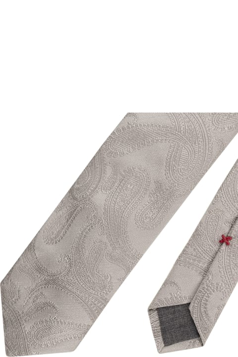 Brunello Cucinelli for Men Brunello Cucinelli Paisley Silk Tie