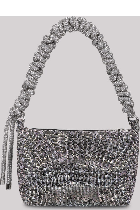 Fashion for Women Kara Kara Crystal Mesh Phone Cord Shoulder Bag