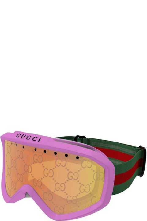 Gucci Eyewear Eyewear for Women Gucci Eyewear Ski Oversized Frame Goggles Sunglasses