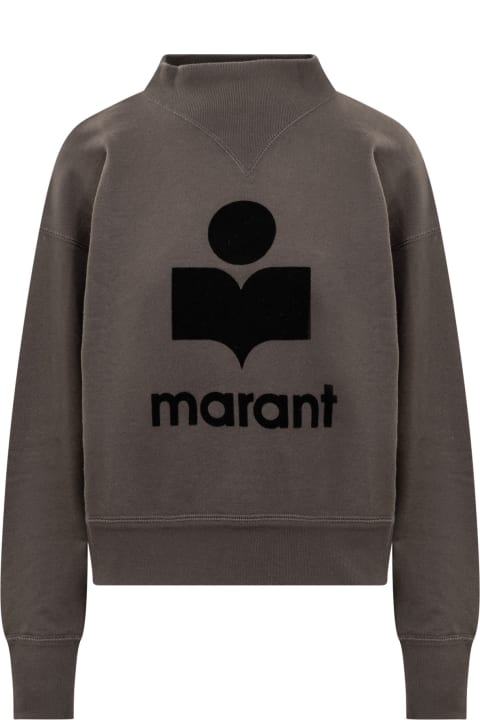 أدوات منزلية Marant Étoile Moby Sweatshirt With Flocked Logo