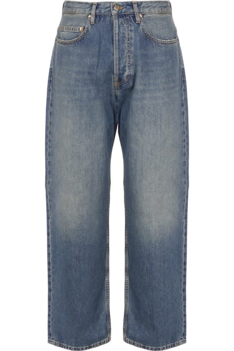 Fashion for Men Golden Goose Blue Jeans With Lived-in Treatment