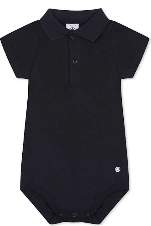Petit Bateau for Kids Petit Bateau Blue Bodysuit For Babykids