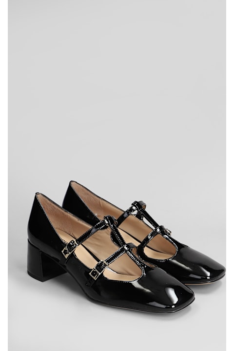 Lola Cruz أحذية لـ السيدات Lola Cruz Guida Pumps 50 Pumps In Black Patent Leather