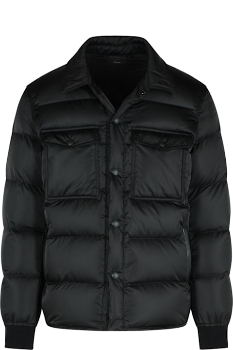 Tom Ford Coats & Jackets for Men Tom Ford Black Polyester Down Jacket
