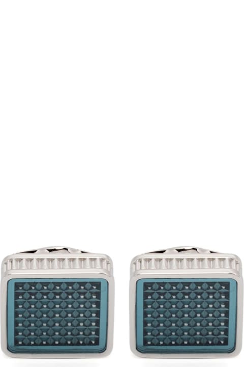 Tateossian Cufflinks for Men Tateossian Cufflinks Squared Palladium Polished