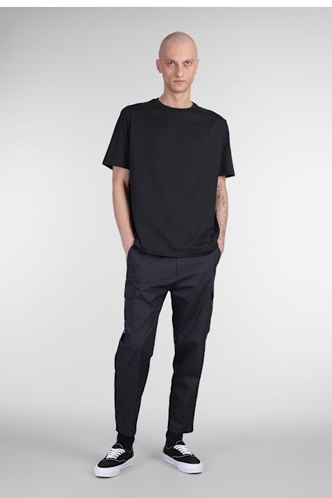 Low Brand ملابس علوية لـ القسم الرجالي Low Brand B240 T-shirt In Black Cotton