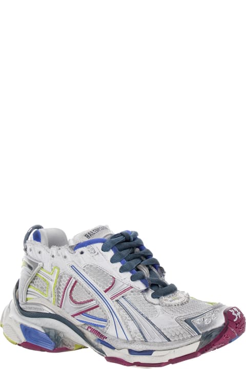 Balenciaga Sneakers for Women Balenciaga 'runner' Multicolor Low Top Sneakers With Worn-out Effect Woman