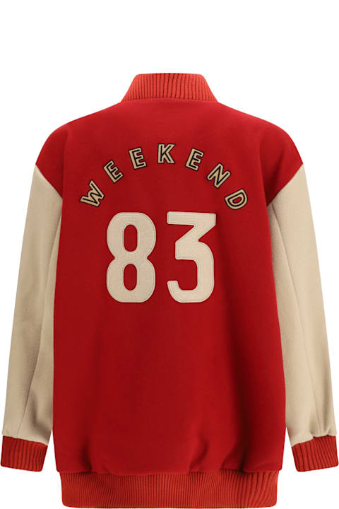 Weekend Max Mara for Kids Weekend Max Mara Oversized Bomber In Double Wool