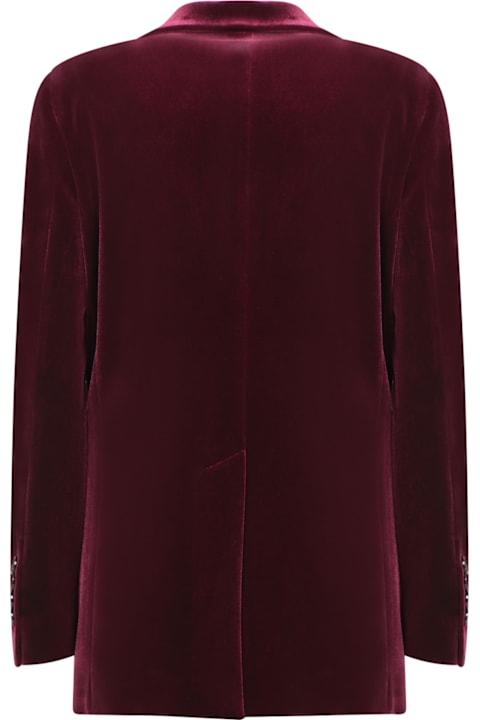 C.P. Company for Kids C.P. Company Burgundy Velvet Jacket