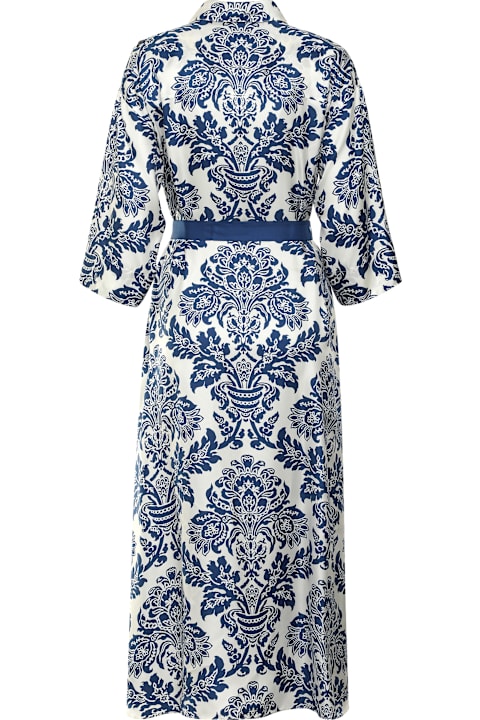 'S Max Mara Dresses for Women 'S Max Mara Camelia Printed Silk Shirtdress