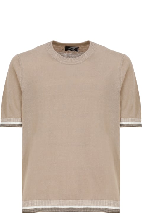 Peserico Topwear for Men Peserico Linen And Cotton T-shirt