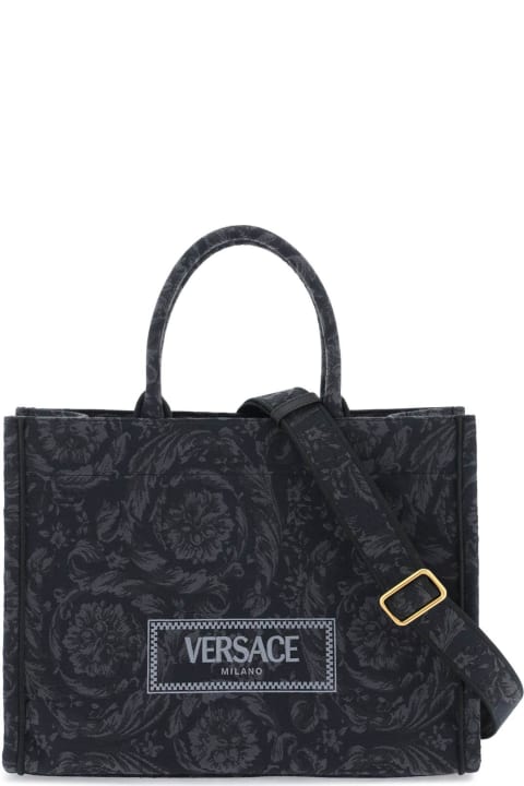 Totes for Men Versace Athena Barocco Tote Bag