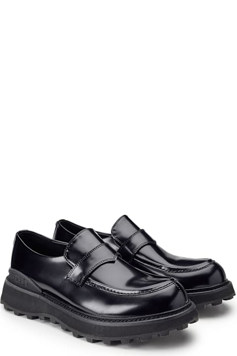 Cult Shoes for Men Cult Black Leather Moccasin