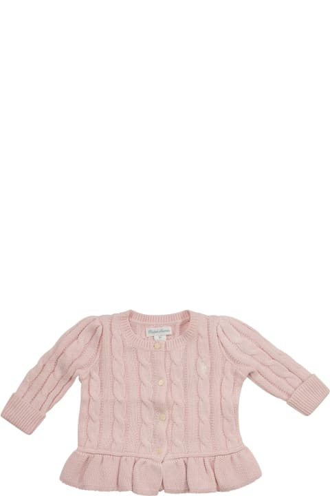 Topwear for Baby Girls Polo Ralph Lauren Cable-knit Cardigan