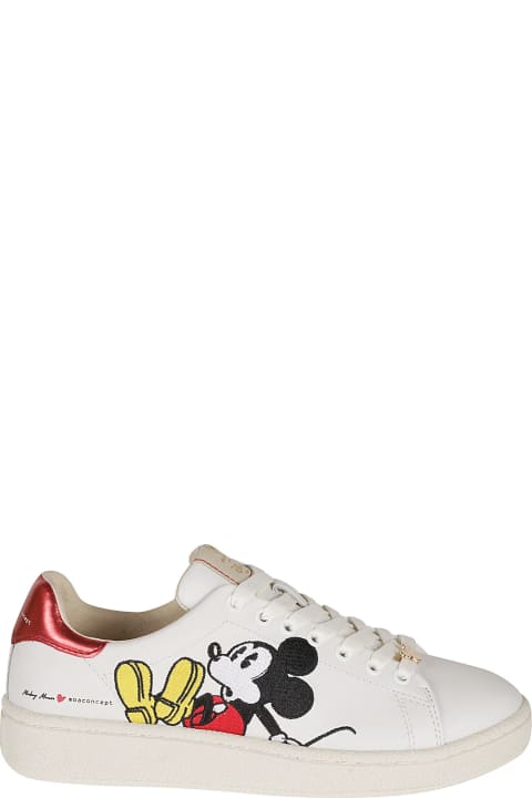 Embroidered Mickey Mouse Grand Master Sneakers