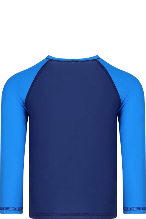 ボーイズ Petit BateauのTシャツ＆ポロシャツ Petit Bateau Blue Anti-uv T-shirt For Boy
