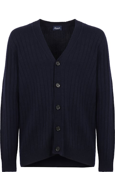 Drumohr Sweaters for Men Drumohr Wool And Cashmere Cardigan