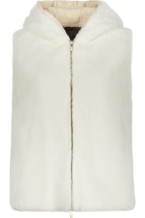 Homeware Lorena Antoniazzi Faux Fur Waistcoat