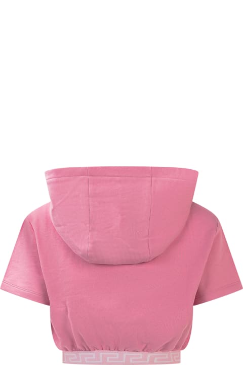 Sweaters & Sweatshirts for Girls Versace Greca Sweatshirt