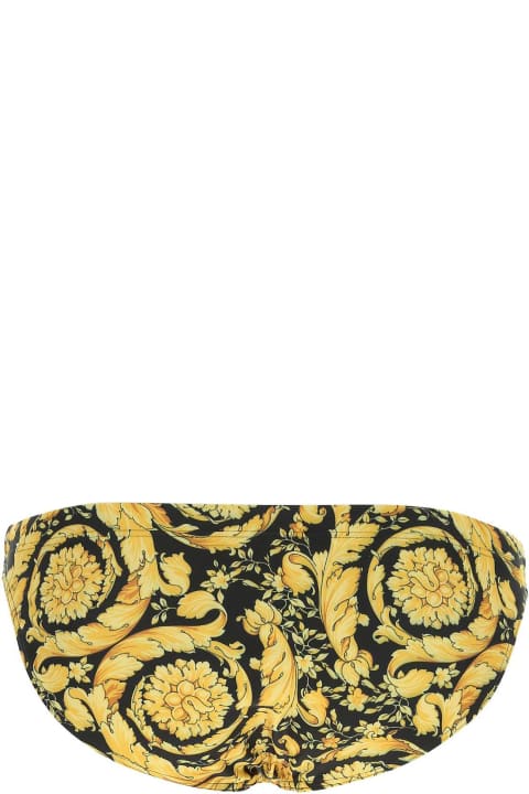 Versace Swimwear for Men Versace Printed Stretch Polyester Slip Brief