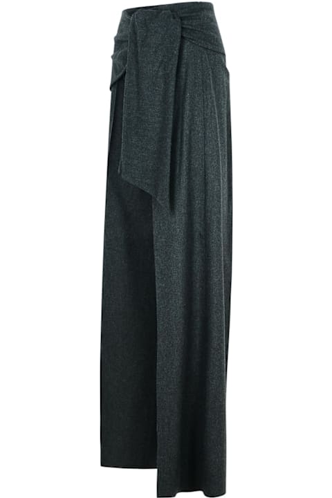 Max Mara for Women Max Mara 'arsenio1234' Dark Grey Virgin Wool Pants