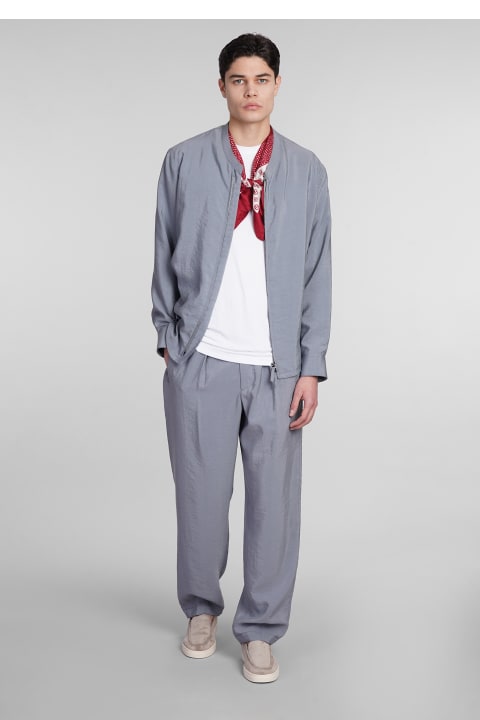 Giorgio Armani Pants for Men Giorgio Armani Pants In Grey Silk